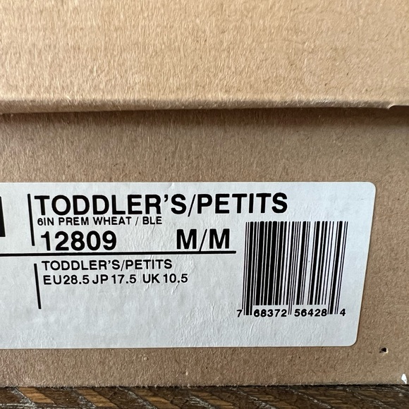 Timberland construction boots- size 11c - Picture 4 of 4